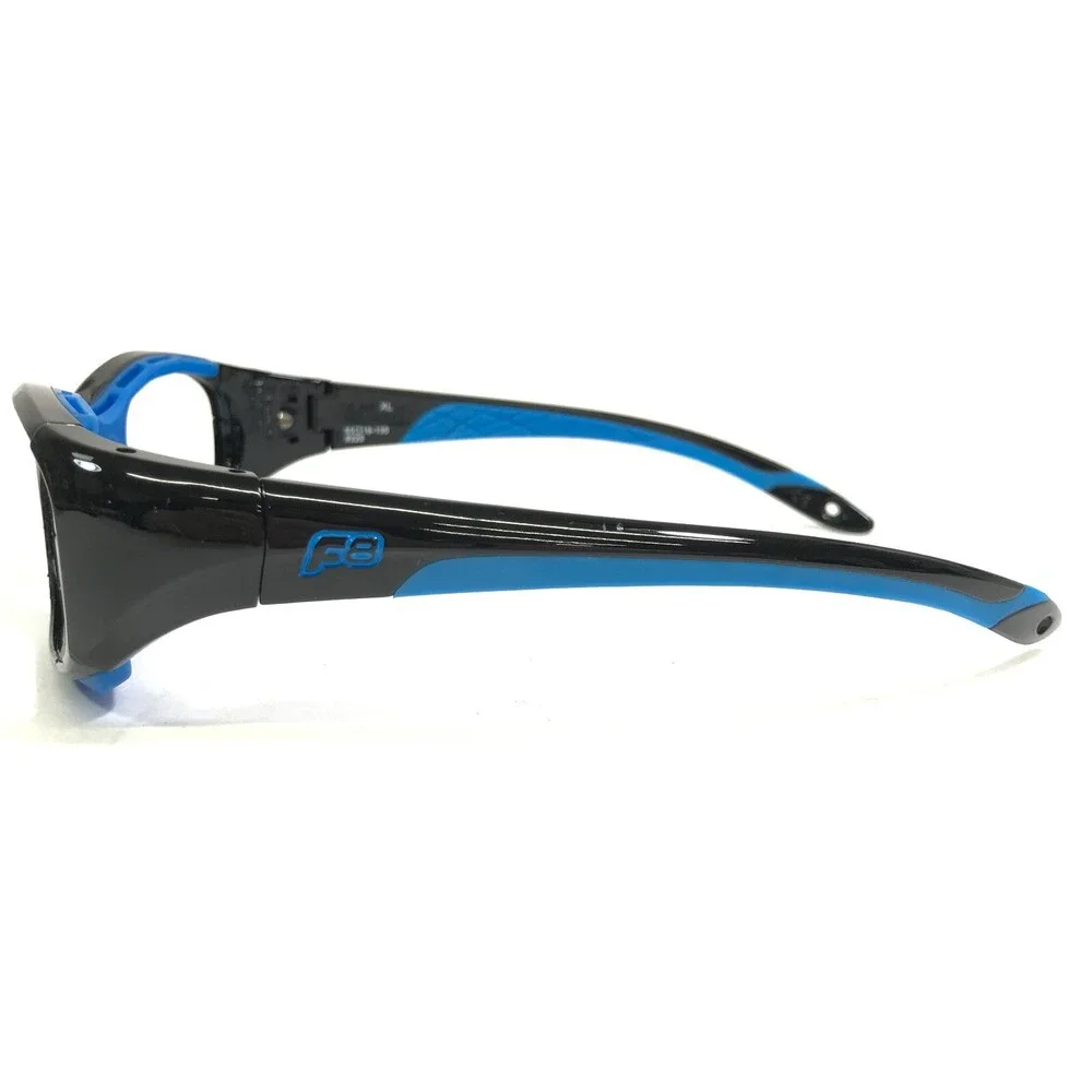 Rec Specs Athletic Goggles Frames SLAM XL #225 Polished Black Blue 55-19-135
